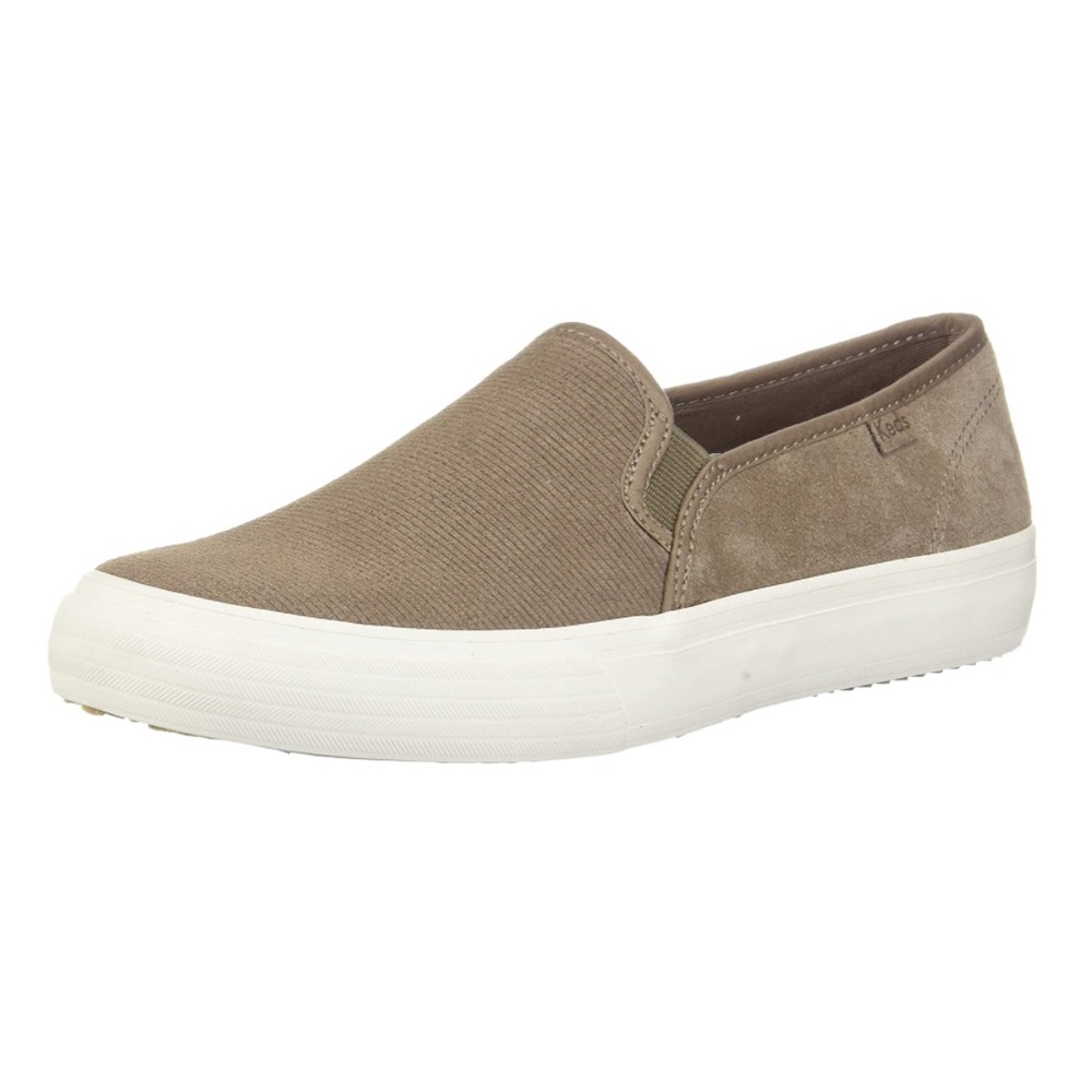 Keds Women’s Double Decker Suede Sneaker in Taupe